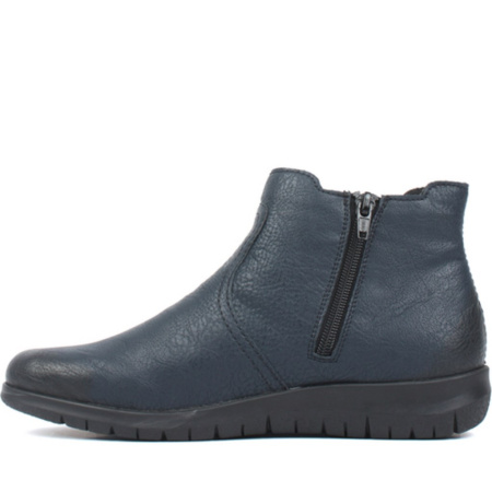 Ботинки  Rieker  синий  кожа искусств. Z-89196 фото в интернет-магазине | Omadey.ru