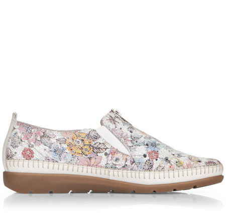 Слипоны Remonte  мультицвет  кожа F-80290 фото в интернет-магазине | Omadey.ru