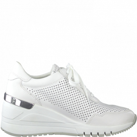 Кроссовки  женские Marco Tozzi  белый  кожа F-90887 фото в интернет-магазине | Omadey.ru