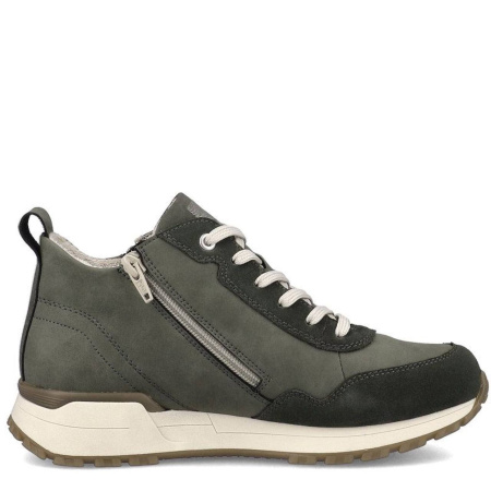 Ботинки  Rieker  зеленый  кожа/кожа искусств. Z-300144 фото в интернет-магазине | Omadey.ru