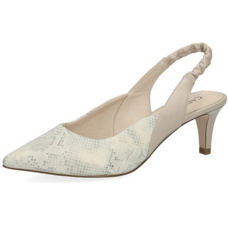 Слингбэки  Caprice  бежевый  кожа F-100313 фото в интернет-магазине | Omadey.ru Слингбэки  Caprice  бежевый  кожа F-100313 фото в интернет-магазине | Omadey.ru