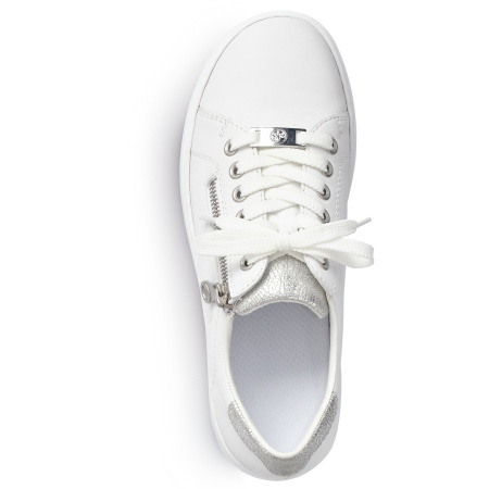 Кеды  Rieker  белый  кожа/кожа искусств. F-100048 фото в интернет-магазине | Omadey.ru