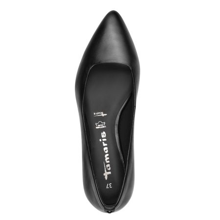 Туфли  Tamaris  черный  кожа Z-400386 фото в интернет-магазине | Omadey.ru