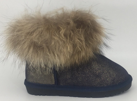 Ботинки  Ridlcat  синий  кожа Z-89166 фото в интернет-магазине | Omadey.ru