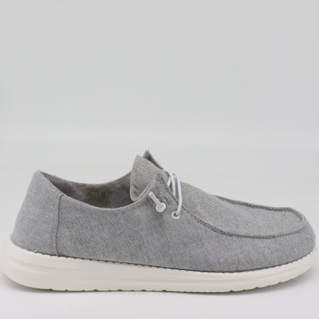 Мокасины  женские MYSET  серый  текстиль F-81178 фото в интернет-магазине | Omadey.ru