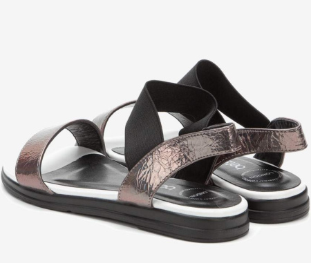 Сандалии  Betsy  серебряный  кожа искусств./текстиль F-81142 фото в интернет-магазине | Omadey.ru