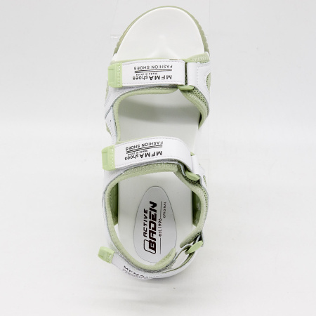 Сандалии  Baden  белый  композиц.кожа F-90283 фото в интернет-магазине | Omadey.ru