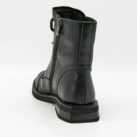 Ботинки  Bonavi  черный  кожа Z-100289 фото в интернет-магазине | Omadey.ru