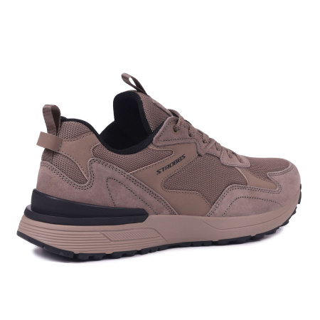 Кроссовки  Strobbs  бежевый кожа/микрофибра/текстиль Z-400773 фото в интернет-магазине | Omadey.ru