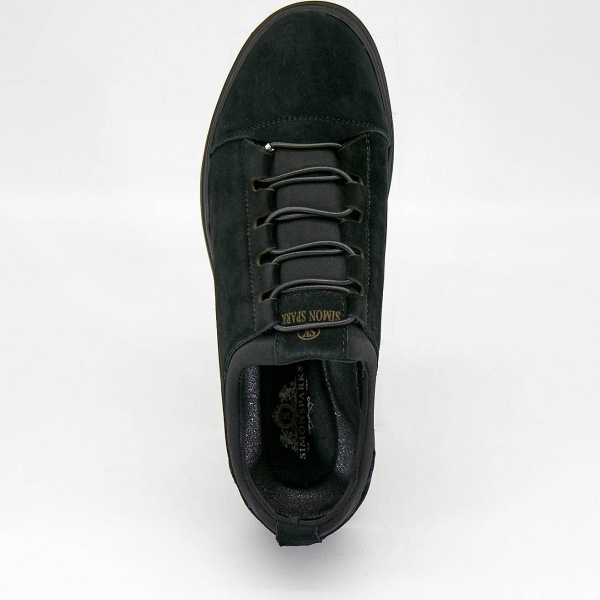 Фото Полуботинки  Simonspark  черный  кожа Z-90613