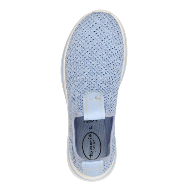 Фото Кроссовки  Tamaris  голубой текстиль F-400618