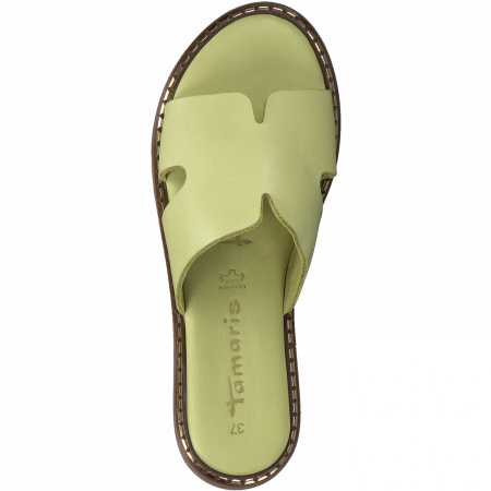 Шлепанцы  Tamaris  зеленый  кожа F-90435 фото в интернет-магазине | Omadey.ru