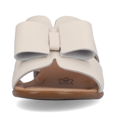 Шлепанцы  Remonte  бежевый  кожа F-400198 фото в интернет-магазине | Omadey.ru