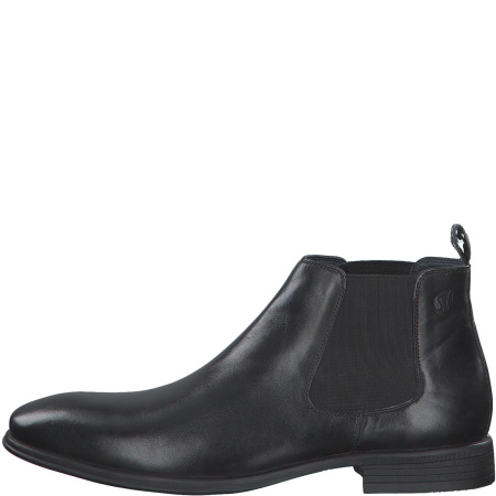 Ботинки  S.Oliver  черный  кожа Z-90192 фото в интернет-магазине | Omadey.ru