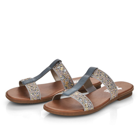 Шлепанцы  Rieker  серый  кожа искусств. F-100642 фото в интернет-магазине | Omadey.ru Шлепанцы  Rieker  серый  кожа искусств. F-100642 фото в интернет-магазине | Omadey.ru