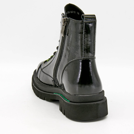 Ботинки  Bonavi  черный  кожа Z-100421 фото в интернет-магазине | Omadey.ru