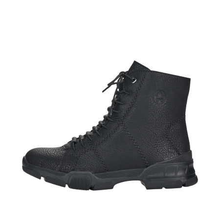 Ботинки  Rieker  черный  кожа искусств. Z-100853 фото в интернет-магазине | Omadey.ru