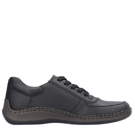 Туфли  Rieker  черный  кожа/кожа искусств. F-300018 фото в интернет-магазине | Omadey.ru