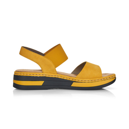 Сандалии  Rieker  желтый  кожа искусств. F-90090 фото в интернет-магазине | Omadey.ru Сандалии  Rieker  желтый  кожа искусств. F-90090 фото в интернет-магазине | Omadey.ru