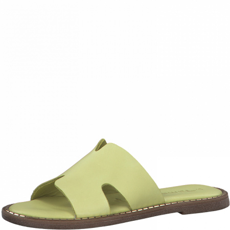 Шлепанцы  Tamaris  зеленый  кожа F-90435 фото в интернет-магазине | Omadey.ru