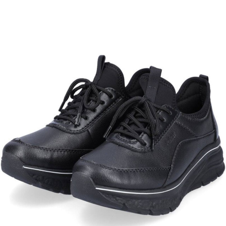 Кроссовки  Rieker  черный  кожа/кожа искусств. Z-400045 фото в интернет-магазине | Omadey.ru