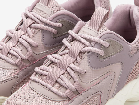 Кроссовки  женские Crosby  сиреневый  сетка/кожа искусств. F-80676 фото в интернет-магазине | Omadey.ru