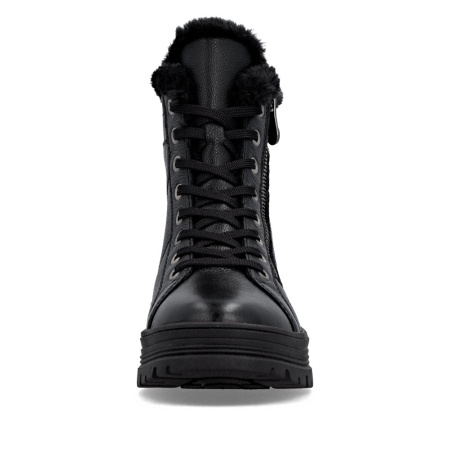 Ботинки  Remonte  черный  кожа/кожа искусств. Z-401056 фото в интернет-магазине | Omadey.ru