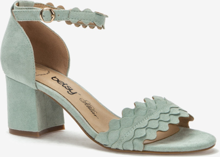 Босоножки  Betsy  зеленый  замша искусств. F-80592 фото в интернет-магазине | Omadey.ru