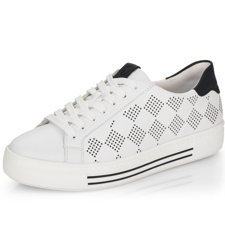 Кеды  Remonte  белый  кожа/кожа искусств. F-100124 фото в интернет-магазине | Omadey.ru