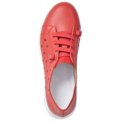 Кеды  Rieker  красный  кожа/кожа искусств. F-80720 фото в интернет-магазине | Omadey.ru