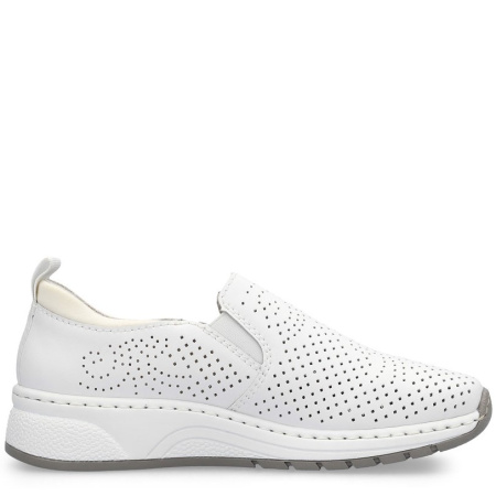 Туфли  Rieker  белый  кожа/кожа искусств. F-300567 фото в интернет-магазине | Omadey.ru