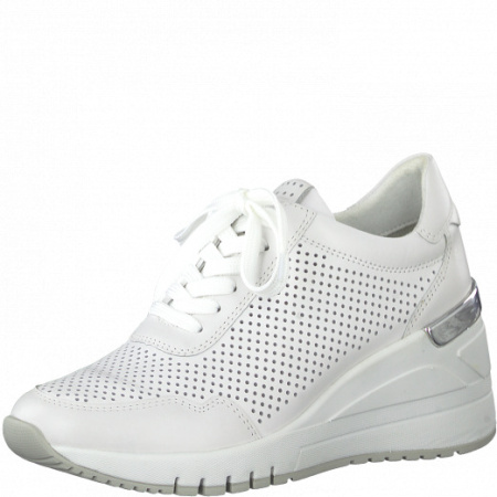 Кроссовки  женские Marco Tozzi  белый  кожа F-90887 фото в интернет-магазине | Omadey.ru