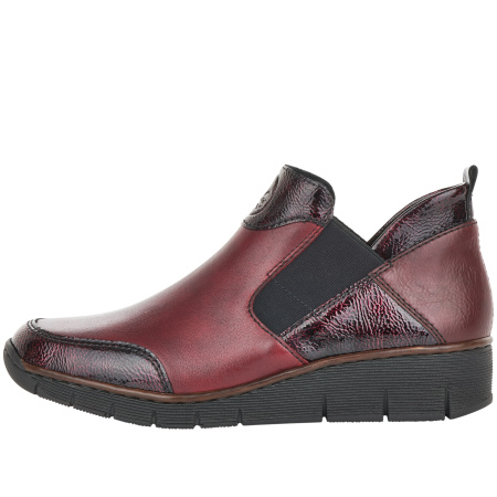 Ботинки  Rieker  бордовый  кожа/кожа искусств. Z-90417 фото в интернет-магазине | Omadey.ru