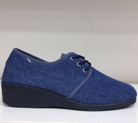 Туфли  Imara ORTO  синий  текстиль F-90012 фото в интернет-магазине | Omadey.ru