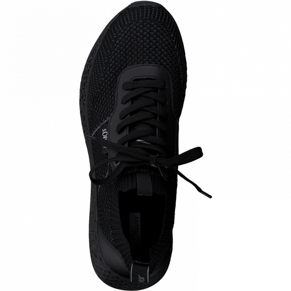 Фото Кроссовки  S.Oliver  черный  текстиль F-100184 мужские