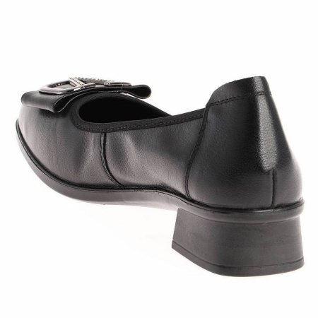 Туфли  Baden  черный  кожа Z-100323 фото в интернет-магазине | Omadey.ru