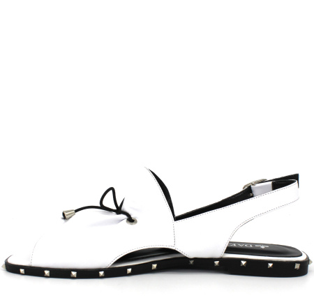 Сандалии  Dakkem  белый  кожа F-7654 фото в интернет-магазине | Omadey.ru