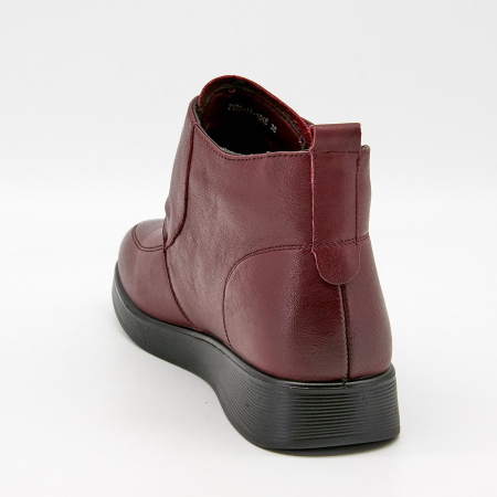Ботинки  Bonavi  бордовый  кожа Z-100431 фото в интернет-магазине | Omadey.ru