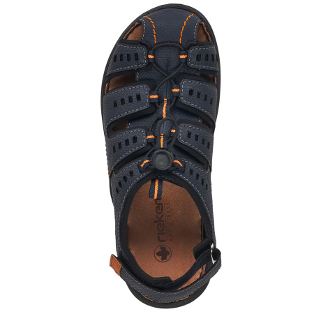 Сандалии  Rieker  синий  кожа искусств./текстиль F-400067 фото в интернет-магазине | Omadey.ru