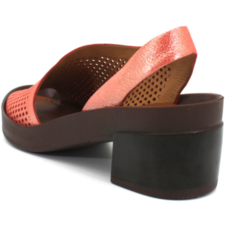 Босоножки  Dakkem  красный  кожа F-7658 фото в интернет-магазине | Omadey.ru