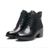 Ботинки  Baden  черный  кожа Z-100922 фото в интернет-магазине | Omadey.ru