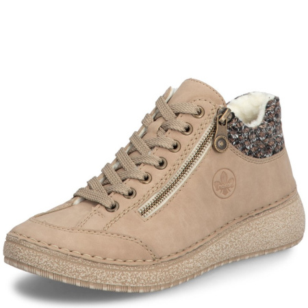 Ботинки  Rieker бежевый кожа искусств./текстиль Z-400248 фото в интернет-магазине | Omadey.ru