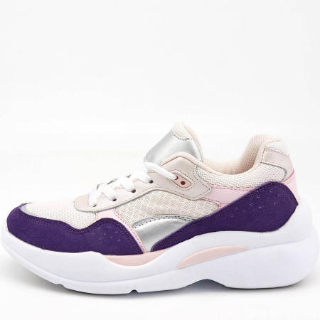 Кроссовки  Evita  розовый  кожа/текстиль F-80639 фото в интернет-магазине | Omadey.ru