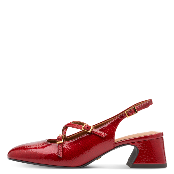 Фото Слингбэки  Tamaris  красный кожа искусств. Z-400949