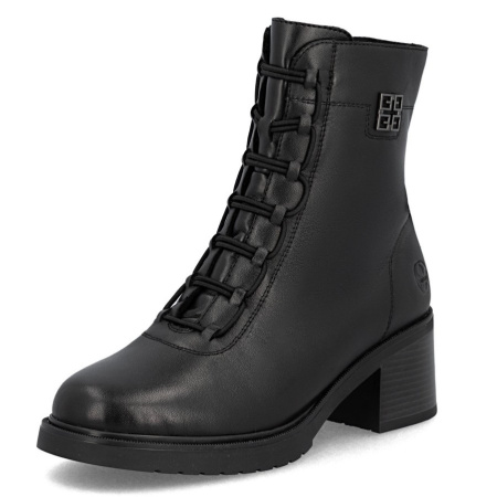 Ботинки  Rieker  черный  кожа/кожа искусств. Z-400885 фото в интернет-магазине | Omadey.ru