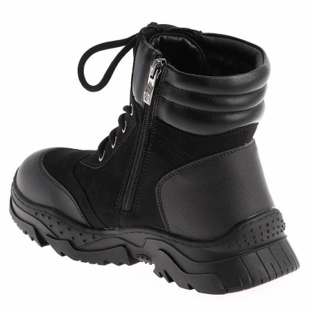 Ботинки  Keddo  черный  нубук искусств./иск.кожа Z-100840 фото в интернет-магазине | Omadey.ru