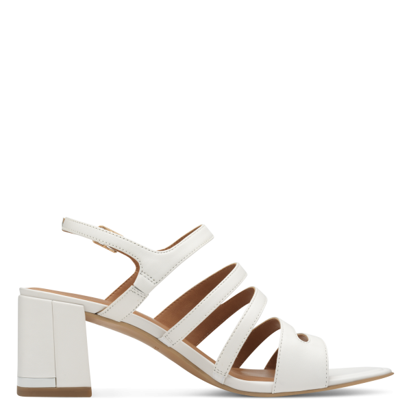 Фото Босоножки  Tamaris  белый  кожа F-400910
