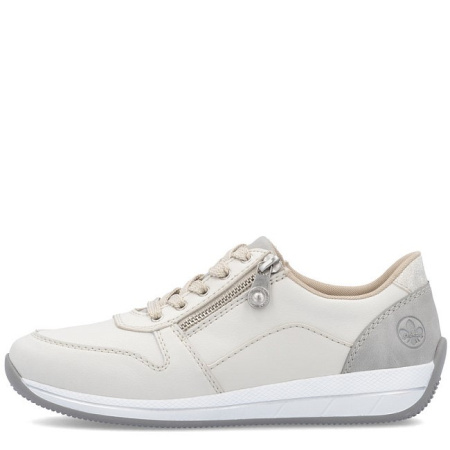 Кеды  Rieker  белый  кожа/кожа искусств. F-400023 фото в интернет-магазине | Omadey.ru