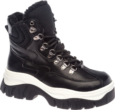 Ботинки  Keddo  черный  кожа искусств./текстиль Z-8983 фото в интернет-магазине | Omadey.ru