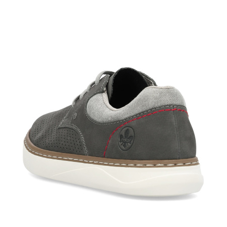 Кеды  Rieker  серый  кожа/текстиль F-300300 фото в интернет-магазине | Omadey.ru